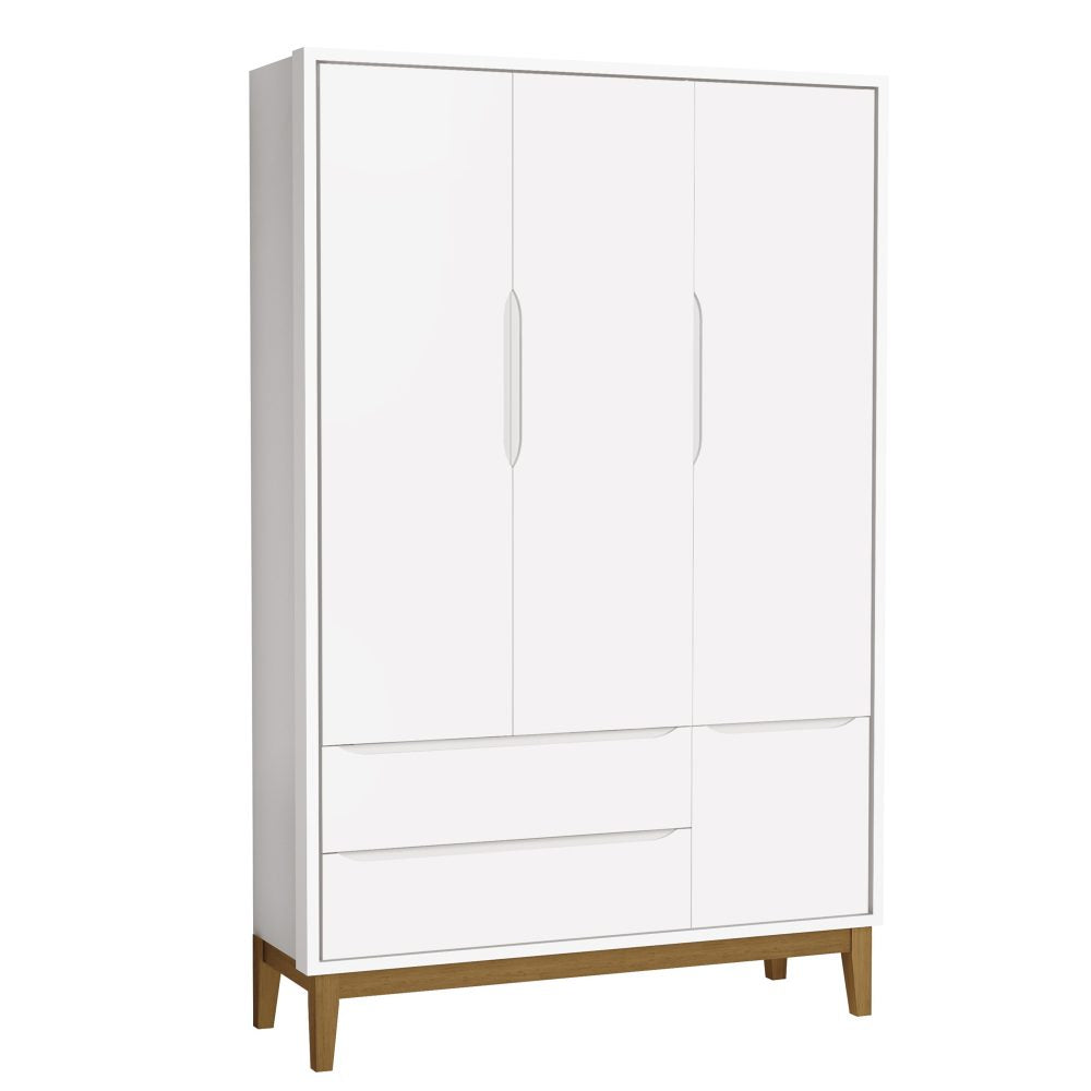 Roupeiro Classic Reller - Branco Fosco