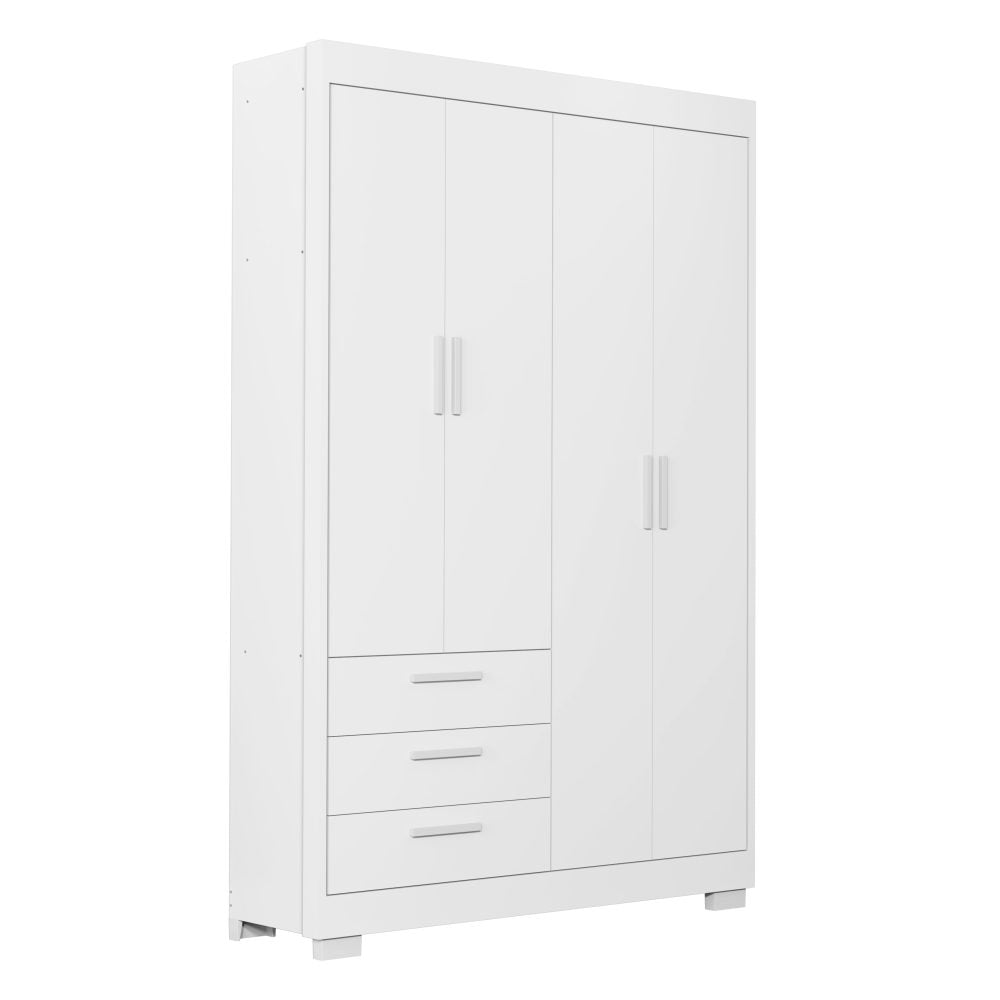 Roupeiro Zaki Reller - Branco Fosco