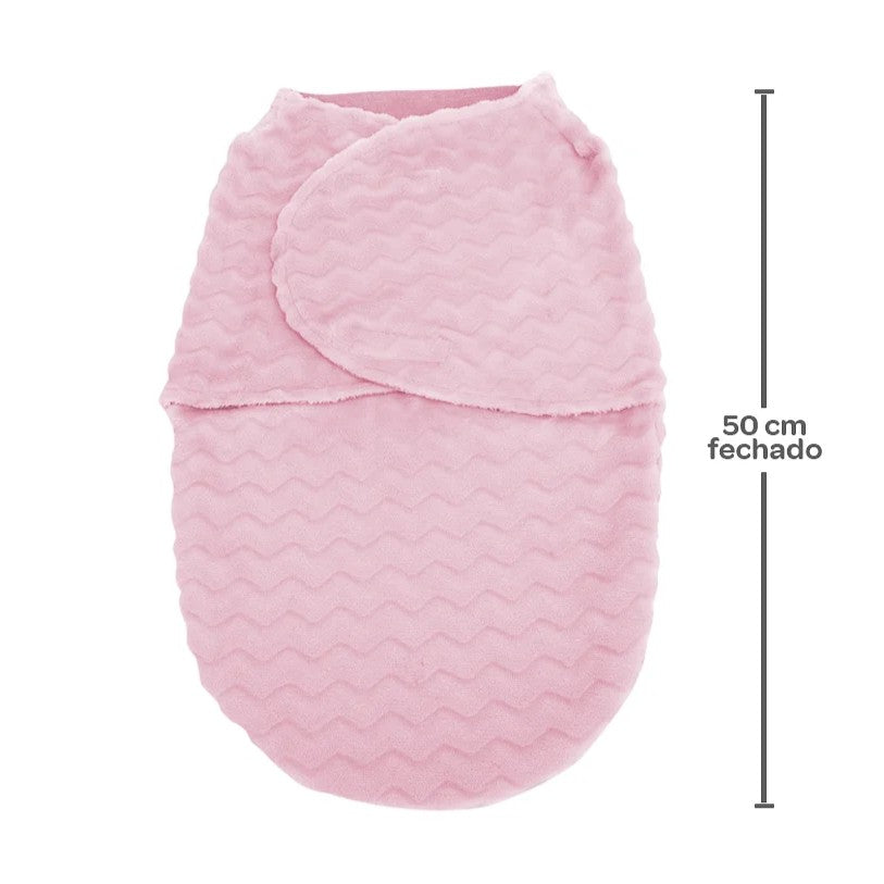Saco de Dormir Baby Super Soft Buba - Rosa