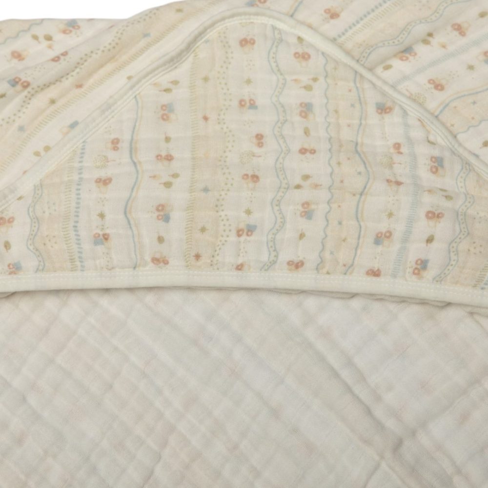Toalha de Banho Bebê Soft em Algodão 80cmx80cm - Tratorzinho