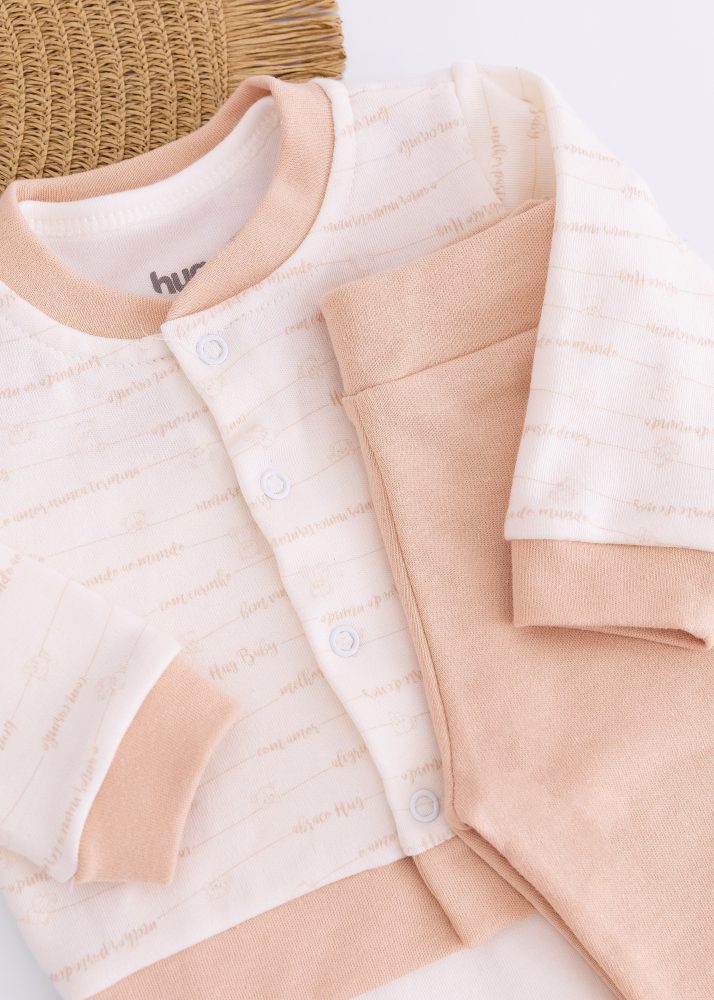 Conjunto Body Com Calça e Cardigan Neutro - Hug