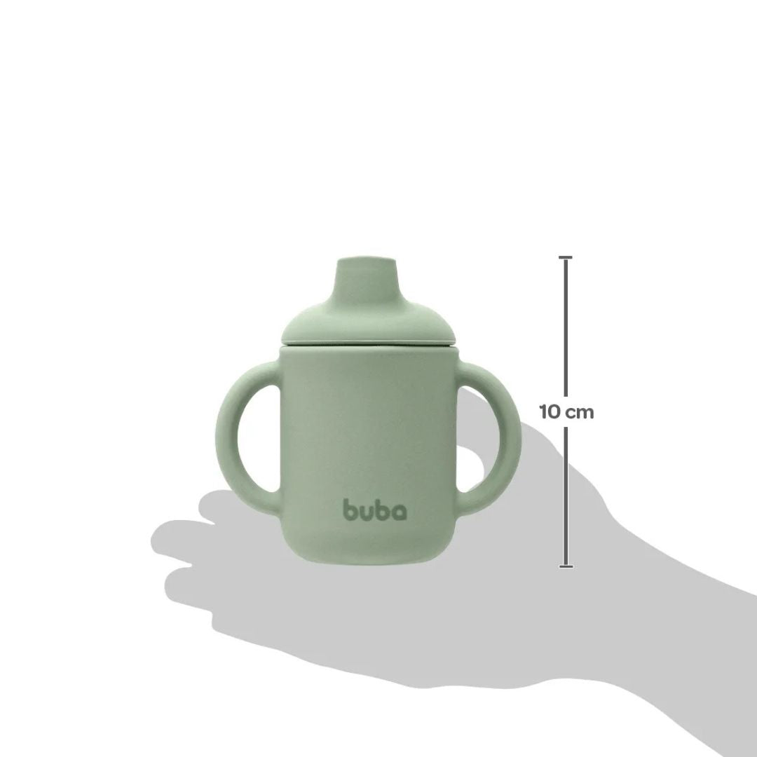 Copo de Transição em silicone 120mL - Verde