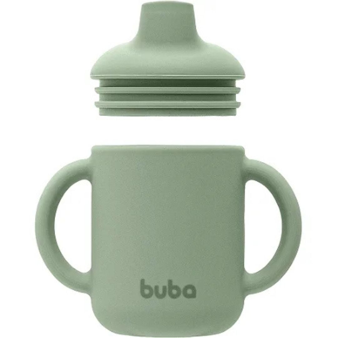 Copo de Transição em silicone 120mL - Verde