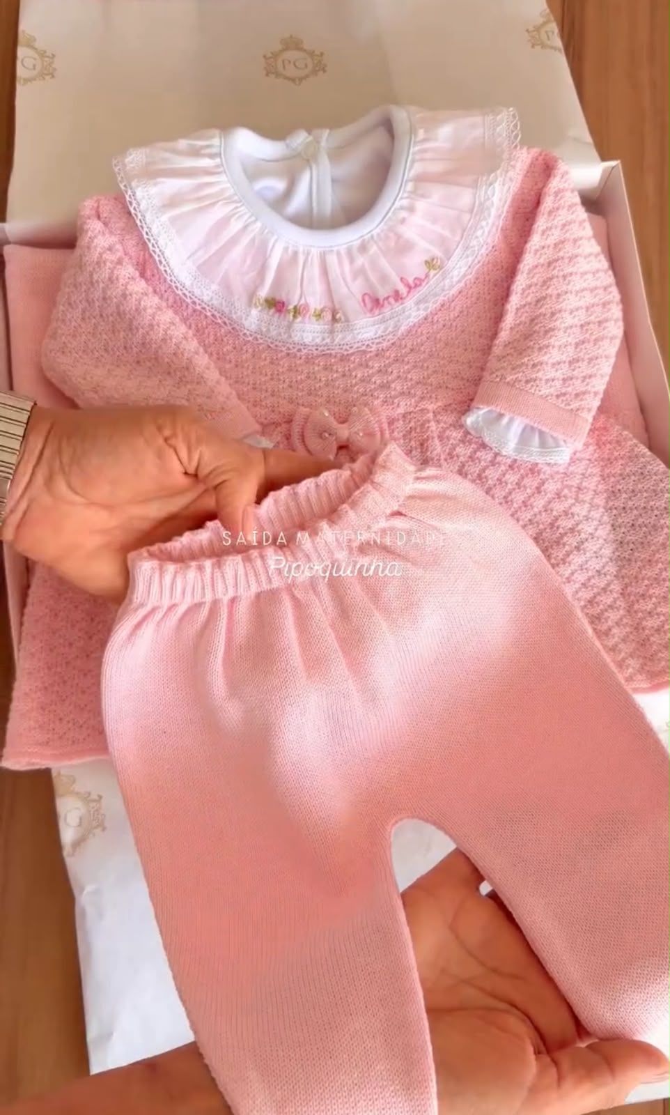 Kit Maternidade Personalizado Completo FEMININA Pipoquinha | Personalize Com o Nome da sua princesa