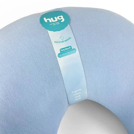 Almofada de Amamentação Hug Suedine - Azul