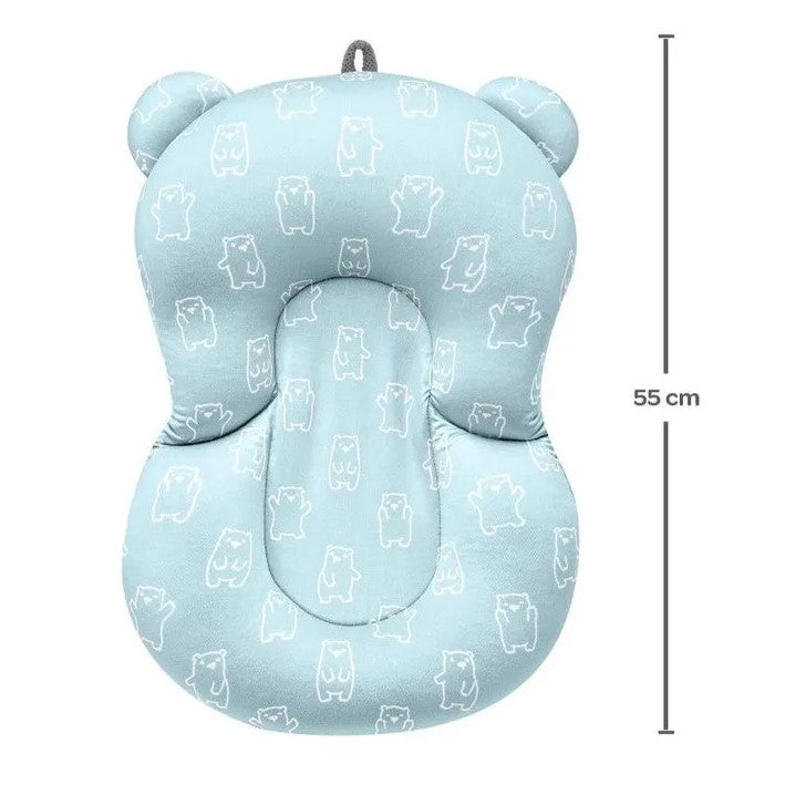 Almofada de Banho Bebê Ursinho Azul Buba
