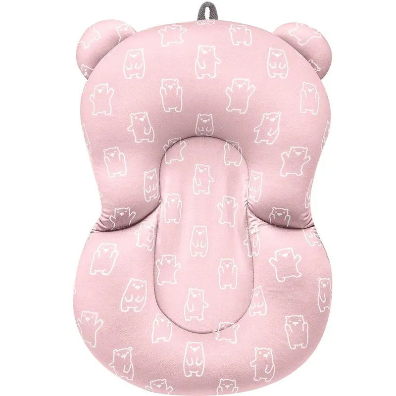 Almofada de Banho Bebê Ursinho Rosa Buba