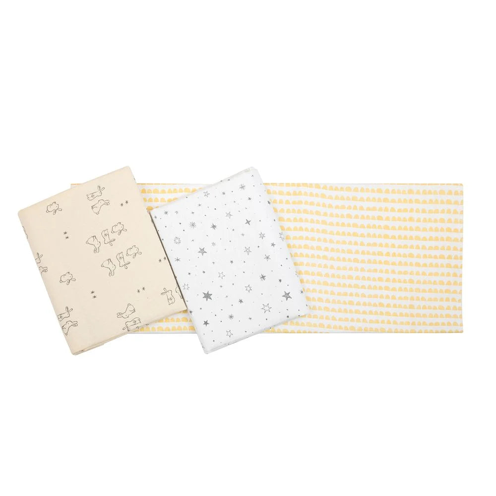 Cueiro Flanelado Campose Estampado 80x80cm - Amarelinho