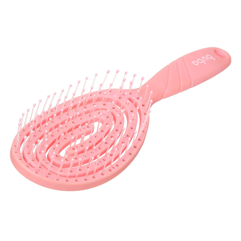 Escova De Cabelo Buba Flexi Comfort Rosa