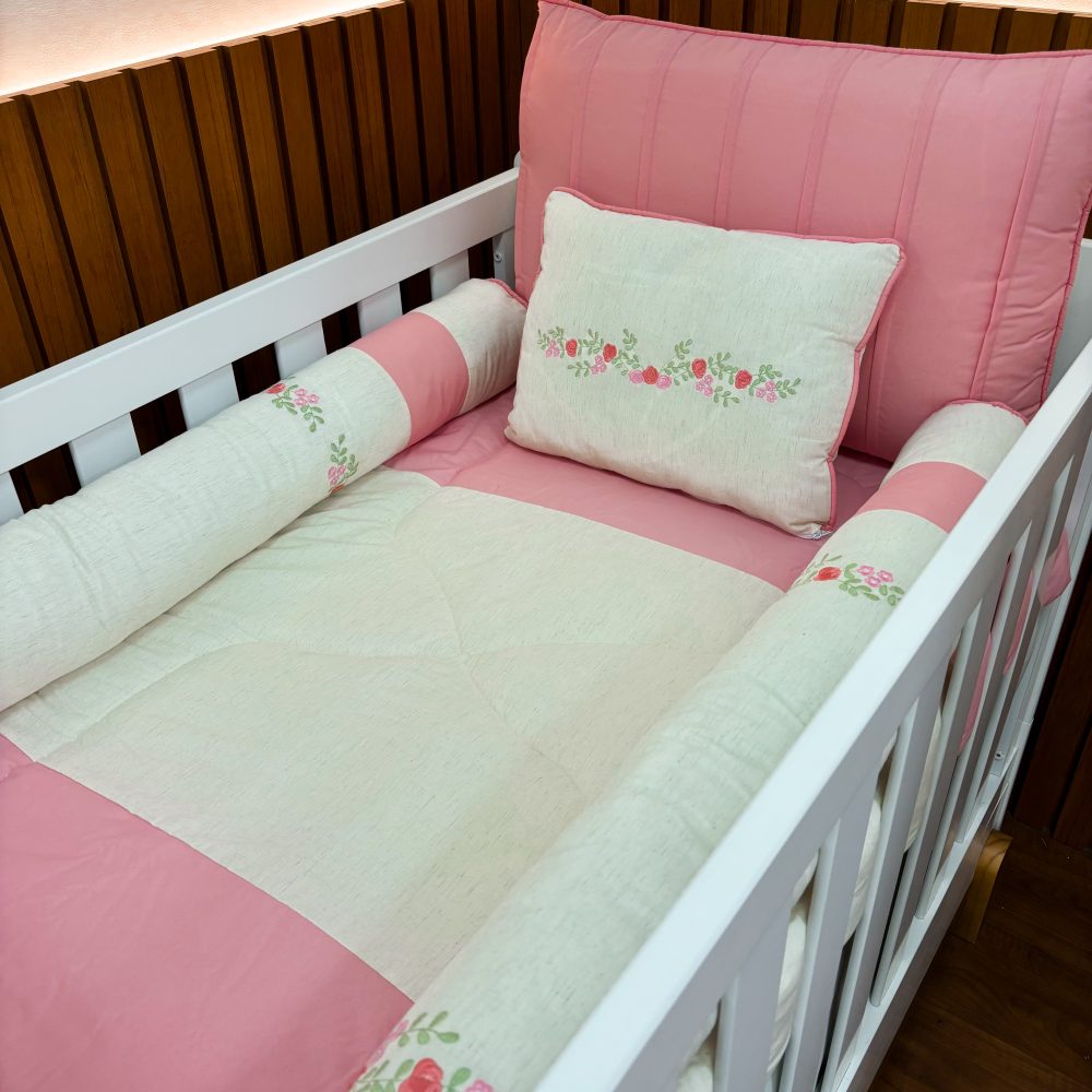 Kit Berço Luxo Padrão Americano - Rose