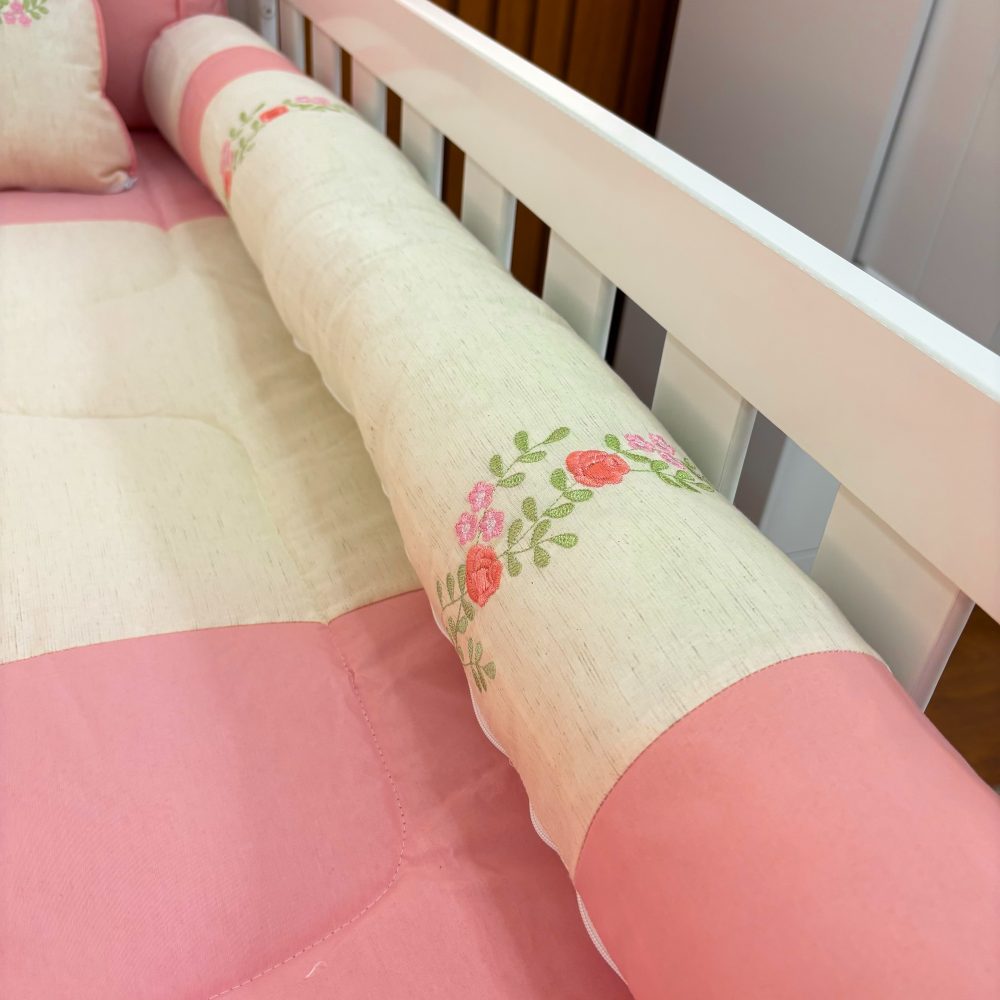 Kit Berço Luxo Padrão Americano - Rose