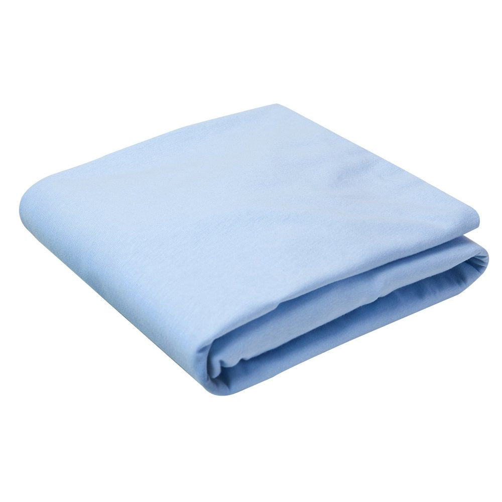 Lençol Berço Americano 200 Fios - Clássico Azul