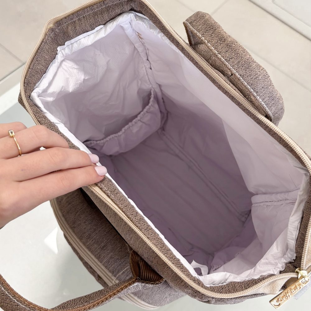 Mochila Maternidade Funcional Bege