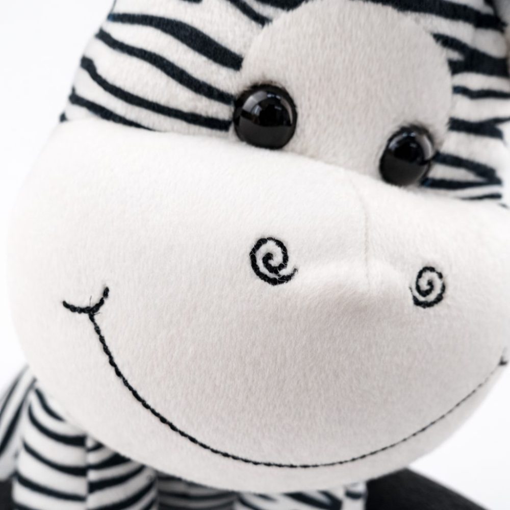 Zebra de Pelúcia Infantil Decorativo