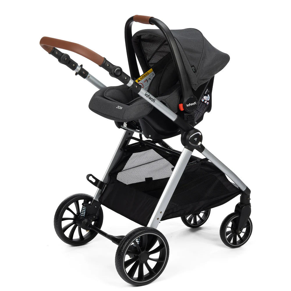 Carrinho Infanti Romanzo Duo Preto Granizo